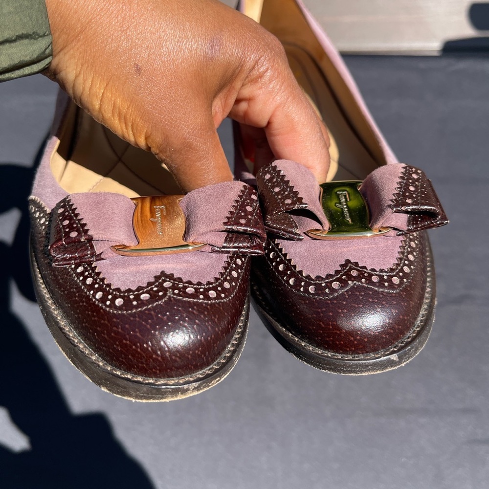Vintage Salvatore Ferragamo Ballet Flats! 💜